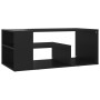 Mesa de centro madera contrachapada negro 100x50x40 cm en Mesas de centro | Comprar online en Foru.es