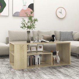 Mesa de centro madera contrachapada roble Sonoma 100x50x40 cm en Mesas de centro | Comprar online en Foru.es