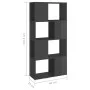 Estantería/divisor de espacios gris brillo 60x24x124,5 cm de vidaXL, Librerías y estanterías - Ref: Foro24-809088, Precio: 42...