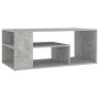 Mesa de centro madera de ingeniería gris hormigón 100x50x40 cm en Mesas de centro | Comprar online en Foru.es
