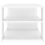 Mesa de centro madera contrachapada blanco brillo 100x50x40 cm en Mesas de centro | Comprar online en Foru.es