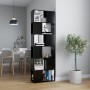 Librería separador madera contrachapada negro 60x24x186 cm de vidaXL, Librerías y estanterías - Ref: Foro24-809099, Precio: 7...