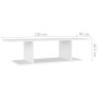 Mueble de pared para TV blanco 103x30x26,5 cm en Muebles TV | Comprar online en Foru.es