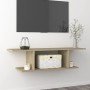 Mueble de TV de pared roble Sonoma 103x30x26,5 cm en Muebles TV | Comprar online en Foru.es