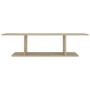 Mueble de TV de pared roble Sonoma 103x30x26,5 cm en Muebles TV | Comprar online en Foru.es