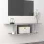 Mueble de TV de pared gris hormigón 103x30x26,5 cm en Muebles TV | Comprar online en Foru.es