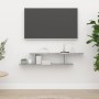 Estante de pared de TV contrachapado gris hormigón 125x18x23 cm en Estanterías | Comprar online en Foru.es