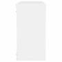 Estantes cubo de pared 2 unidades blanco 30x15x30 cm en Estanterías | Comprar online en Foru.es