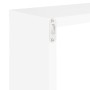 Estantes cubo de pared 4 unidades blanco 30x15x30 cm en Estanterías | Comprar online en Foru.es