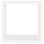 Estantes cubo de pared 6 unidades blanco 30x15x30 cm en Estanterías | Comprar online en Foru.es
