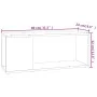 Mueble para TV madera contrachapada negro 80x24x32 cm de vidaXL, Muebles TV - Ref: Foro24-809108, Precio: 32,57 €, Descuento: %