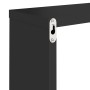 Estante cubo pared 2 uds negro 30x15x30 cm en Estanterías | Comprar online en Foru.es