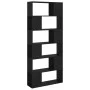 Librería separador madera contrachapada negro 80x24x186 cm de vidaXL, Librerías y estanterías - Ref: Foro24-809153, Precio: 7...
