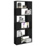 Librería separador madera contrachapada negro 80x24x186 cm de vidaXL, Librerías y estanterías - Ref: Foro24-809153, Precio: 7...