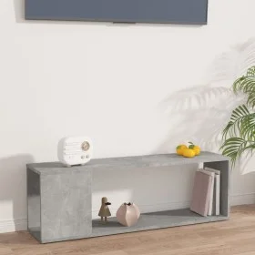 Mueble para TV madera contrachapada gris hormigón 100x24x32 cm de vidaXL, Muebles TV - Ref: Foro24-809165, Precio: 34,28 €, D...
