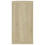 Estantes cubo pared 4uds contrachapado roble Sonoma 100x15x30cm en Estanterías | Comprar online en Foru.es