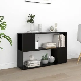 Black plywood bookcase 100x24x63 cm by vidaXL, Bookcases and shelves - Ref: Foro24-809171, Price: 42,08 €, Discount: %
