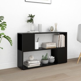 Librería de madera contrachapada negro 100x24x63 cm de vidaXL, Librerías y estanterías - Ref: Foro24-809171, Precio: 42,66 €,...
