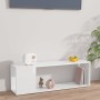 Mueble para TV madera contrachapada blanco brillo 100x24x32 cm de vidaXL, Muebles TV - Ref: Foro24-809167, Precio: 37,17 €, D...