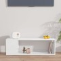 Mueble para TV madera contrachapada blanco brillo 100x24x32 cm de vidaXL, Muebles TV - Ref: Foro24-809167, Precio: 37,17 €, D...