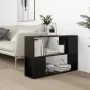 Librería de madera contrachapada negro 100x24x63 cm de vidaXL, Librerías y estanterías - Ref: Foro24-809171, Precio: 42,08 €,...