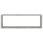 Estante de pared 4 uds contrachapado gris hormigón 80x15x26,5cm en Estanterías | Comprar online en Foru.es