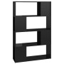Estantería/divisor de espacios negro brillo 80x24x124,5 cm de vidaXL, Librerías y estanterías - Ref: Foro24-809141, Precio: 5...