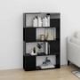 Estantería/divisor de espacios negro brillo 80x24x124,5 cm de vidaXL, Librerías y estanterías - Ref: Foro24-809141, Precio: 5...