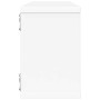 Estante cubo de pared 4 uds contrachapado blanco 60x15x23 cm en Estanterías | Comprar online en Foru.es