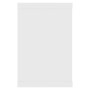 Estantes cubo de pared 6 uds contrachapada blanco 60x15x23 cm en Estanterías | Comprar online en Foru.es