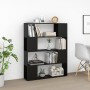 Estantería/divisor de espacios negro 100x24x124 cm de vidaXL, Librerías y estanterías - Ref: Foro24-809189, Precio: 61,32 €, ...