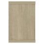 Estante cubo pared 2 uds contrachapado roble Sonoma 60x15x23 cm en Estanterías | Comprar online en Foru.es