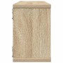 Estante cubo pared 4 uds contrachapado roble Sonoma 60x15x23 cm en Estanterías | Comprar online en Foru.es