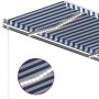 Toldo manual retráctil con LED azul y blanco 4x3,5 m en Toldos | Comprar online en Foru.es