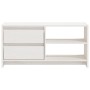 Mueble para TV de madera maciza de pino blanco 80x31x39 cm de vidaXL, Muebles TV - Ref: Foro24-809895, Precio: 62,93 €, Descu...