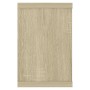 Estante cubo pared 6 uds contrachapado roble Sonoma 60x15x23 cm en Estanterías | Comprar online en Foru.es