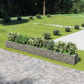 Arriate de gaviones de acero 540x50x50 cm en Macetas y jardineras | Comprar online en Foru.es