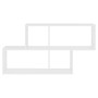 Estantería de pared madera contrachapada blanco 100x18x53 cm en Estanterías | Comprar online en Foru.es