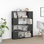 Estantería divisor de espacios gris 100x24x124 cm de vidaXL, Librerías y estanterías - Ref: Foro24-809190, Precio: 59,01 €, D...