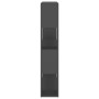Estantería divisor de espacios gris 100x24x124 cm de vidaXL, Librerías y estanterías - Ref: Foro24-809190, Precio: 59,01 €, D...