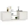 Mueble de TV madera maciza de pino blanco 110x30x40 cm de vidaXL, Muebles TV - Ref: Foro24-809901, Precio: 68,01 €, Descuento: %