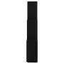 Estante cubo de pared madera contrachapada negro 78x15x93 cm en Estanterías | Comprar online en Foru.es