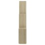 Estante cubo pared madera contrachapada roble Sonoma 78x15x93cm en Estanterías | Comprar online en Foru.es