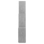 Estante cubo de pared contrachapado gris hormigón 78x15x93 cm en Estanterías | Comprar online en Foru.es