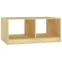 Mesa de centro de madera maciza de pino 75x50x33,5 cm de vidaXL, Mesas de centro - Ref: Foro24-809906, Precio: 53,99 €, Descu...