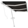 Toldo automático LED sensor de viento gris antracita 600x350 cm de vidaXL, Toldos - Ref: Foro24-3069694, Precio: 955,52 €, De...