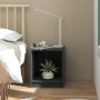 Mesita de noche 2 uds madera de pino gris 35,5x33,5x41,5 cm de vidaXL, Mesitas de noche - Ref: Foro24-809924, Precio: 36,91 €...
