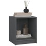 Mesita de noche 2 uds madera de pino gris 35,5x33,5x41,5 cm de vidaXL, Mesitas de noche - Ref: Foro24-809924, Precio: 36,91 €...