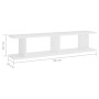 Estantes de pared 2 uds madera contrachapada blanco 90x18x20 cm en Estanterías | Comprar online en Foru.es
