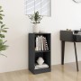 Armario auxiliar madera maciza de pino gris 35,5x33,5x76 cm de vidaXL, Taquillas y armarios de almacenamiento - Ref: Foro24-8...